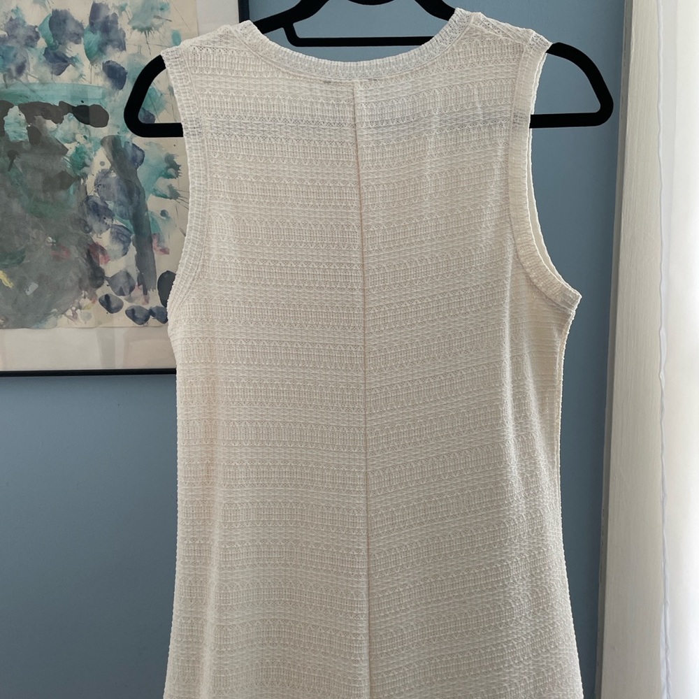 Rag & Bone Julia  Cream Sleeveless Knit Maxi Dress - Picture 4 of 7